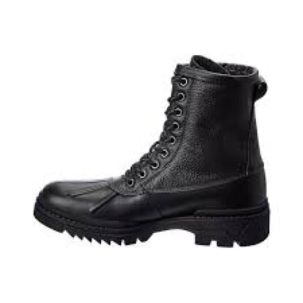 BRUNO MAGLI BISMARK PATTERNED COMBAT MEN LEATHER BOOTS SIZE US 13 BRAND NEW